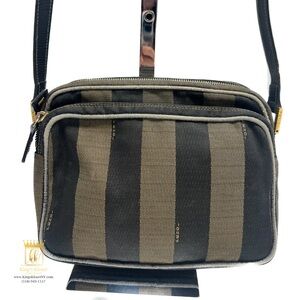 🤎SOLD🤎Fendi Pequin Crossbody Bag